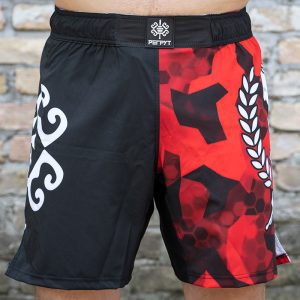 "COMBAT LOGO RUBY" SHORTS